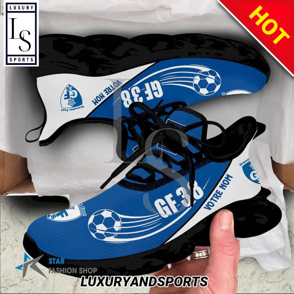 Grenoble Foot 38 Ligue 2 Custom Name Max Soul Shoes 3