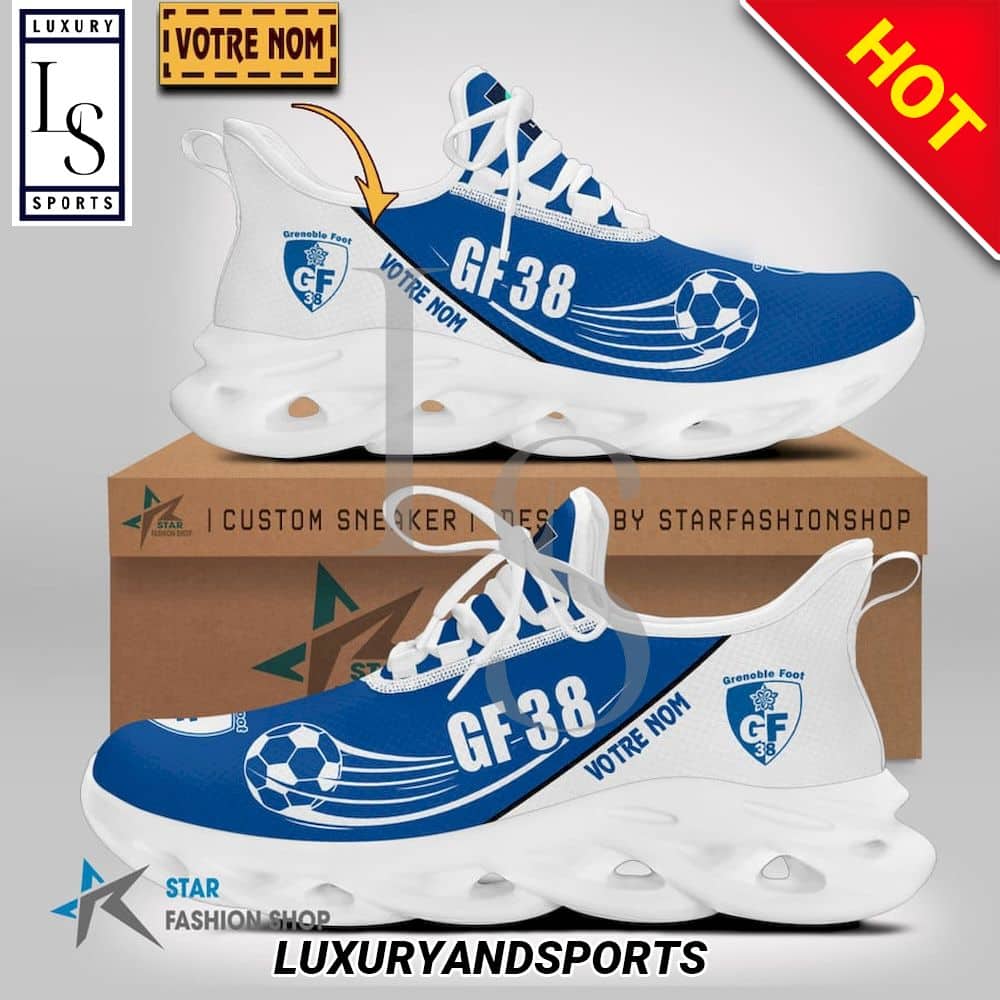 Grenoble Foot 38 Ligue 2 Custom Name Max Soul Shoes 1