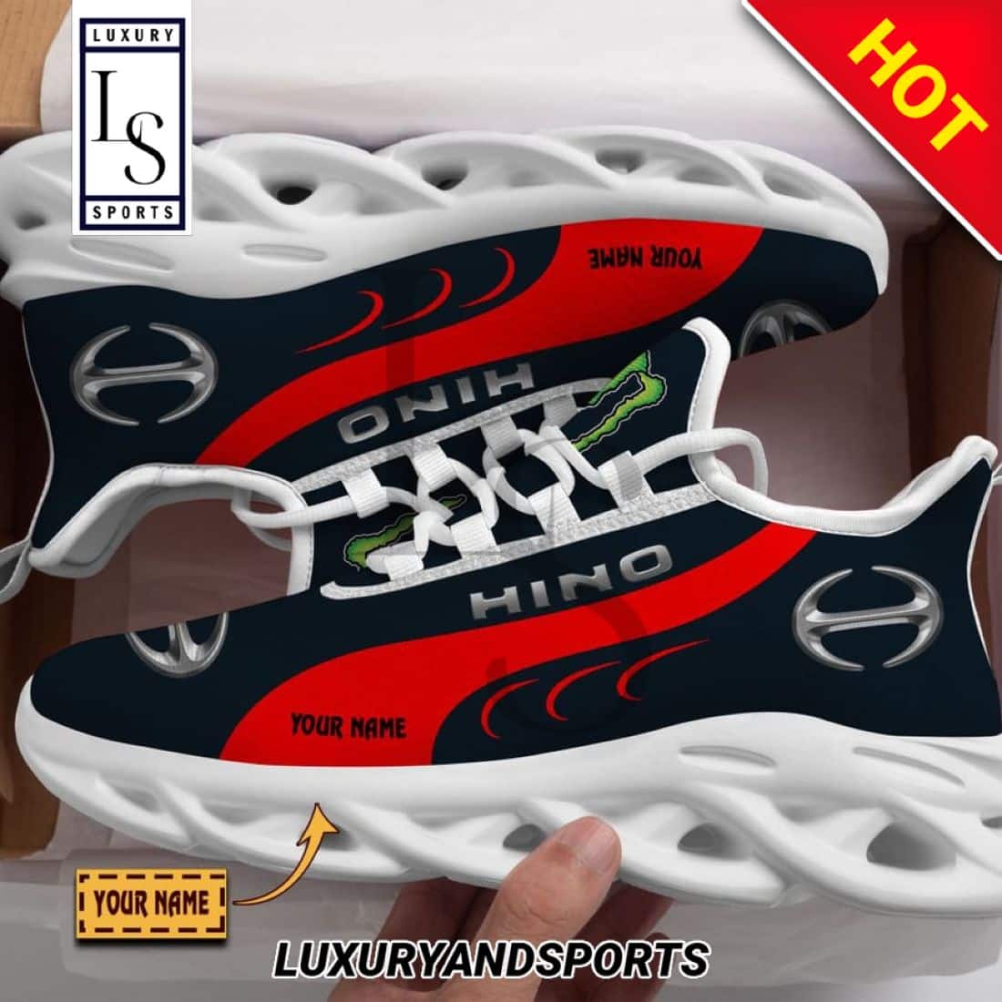 Hino Monster Custom Max Soul Sneakers 1