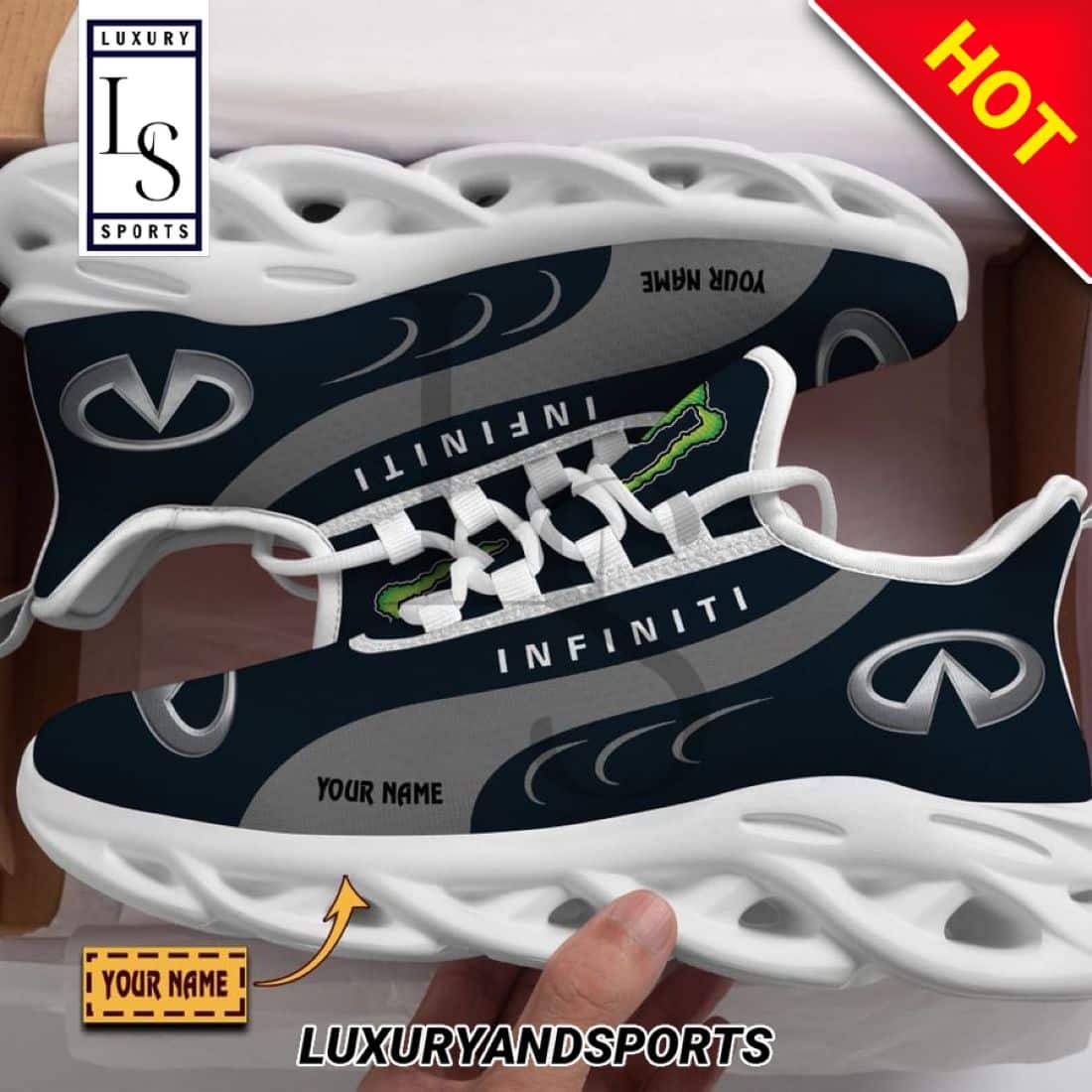 Infiniti Monster Custom Max Soul Sneakers 1