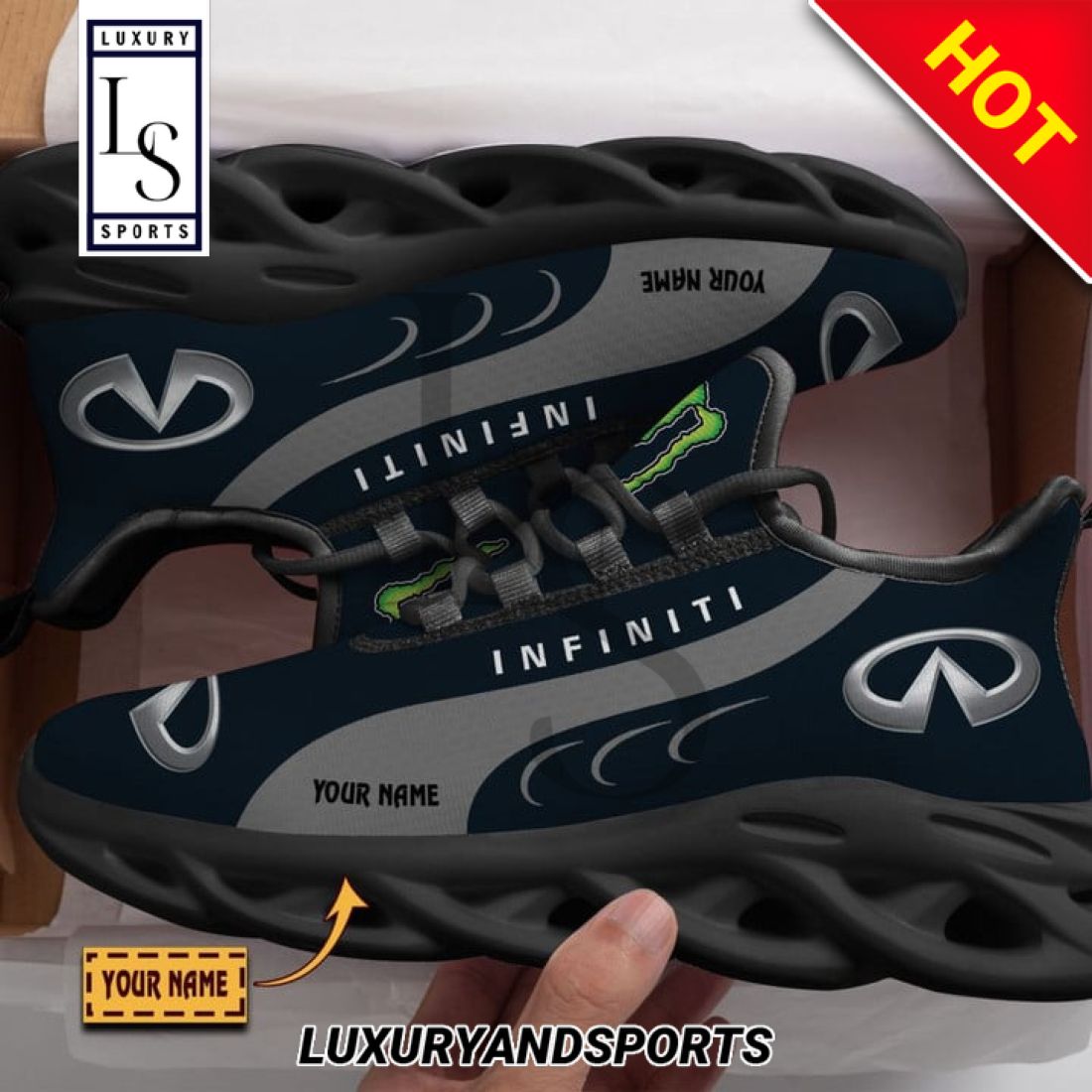 Infiniti Monster Custom Max Soul Sneakers 2