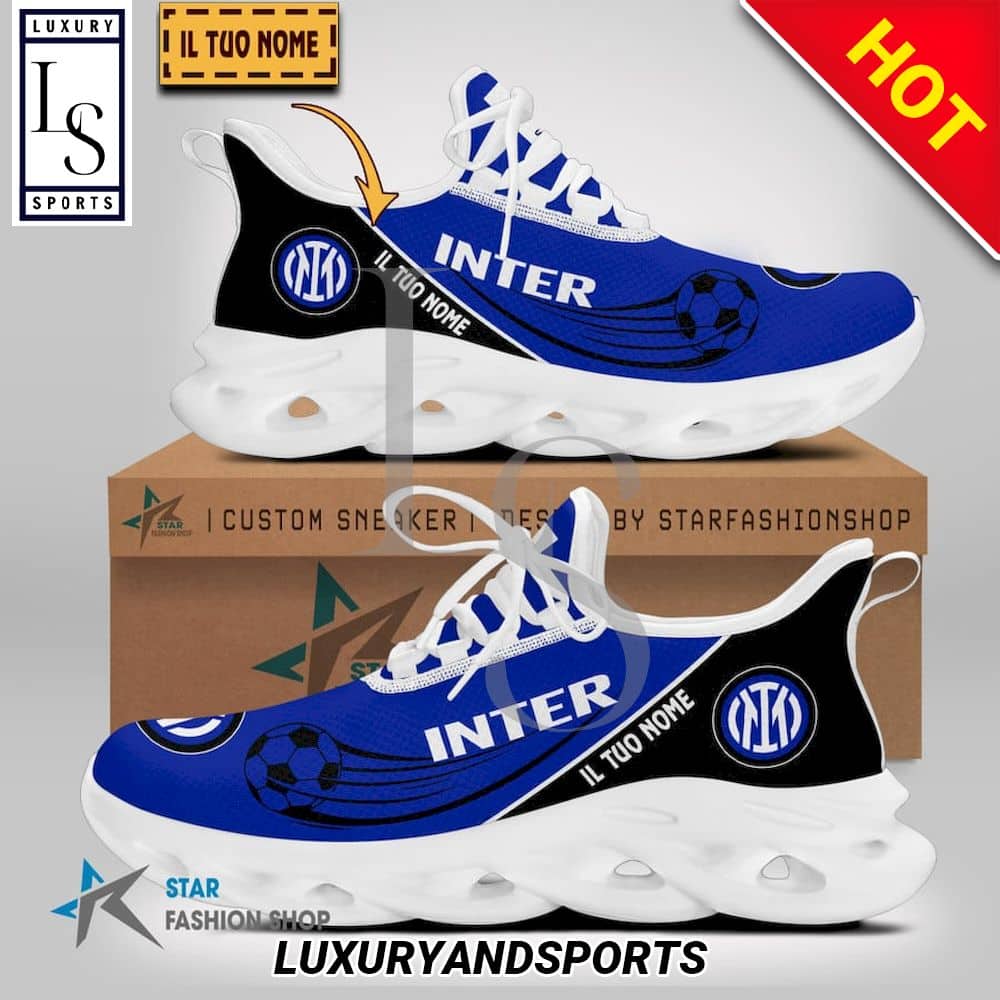 Inter Calcio Serie A Custom Name Max Soul Shoes 1