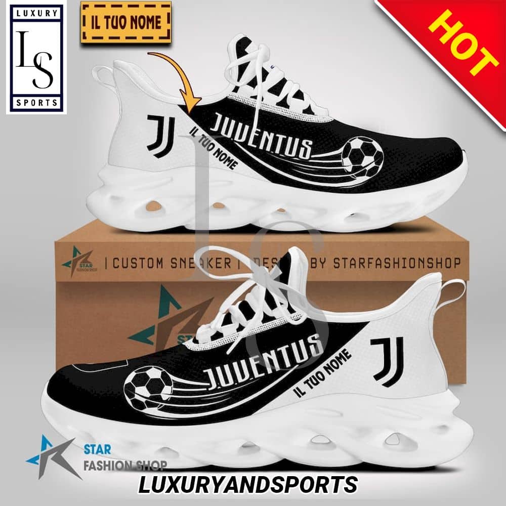 Juventus Serie A Custom Name Max Soul Shoes 1