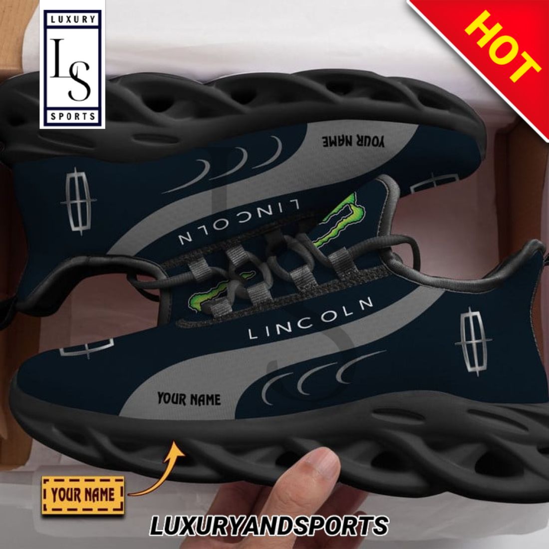 Lincoln Monster Custom Max Soul Sneakers 2