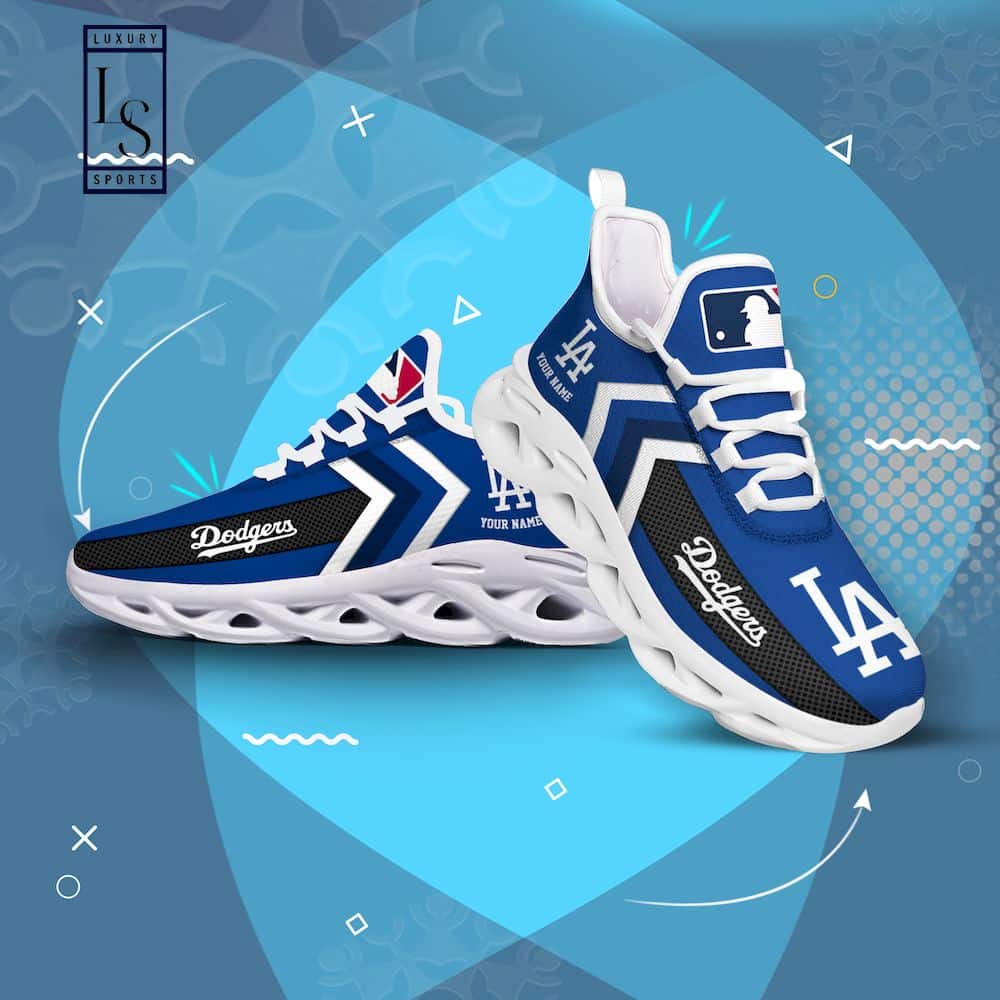 Los Angeles Dodgers Custom Max Soul Shoes 1