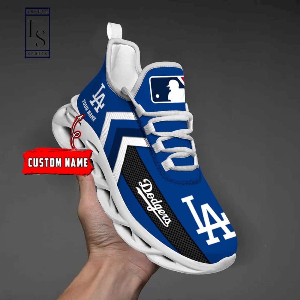 Los Angeles Dodgers Custom Max Soul Shoes 4