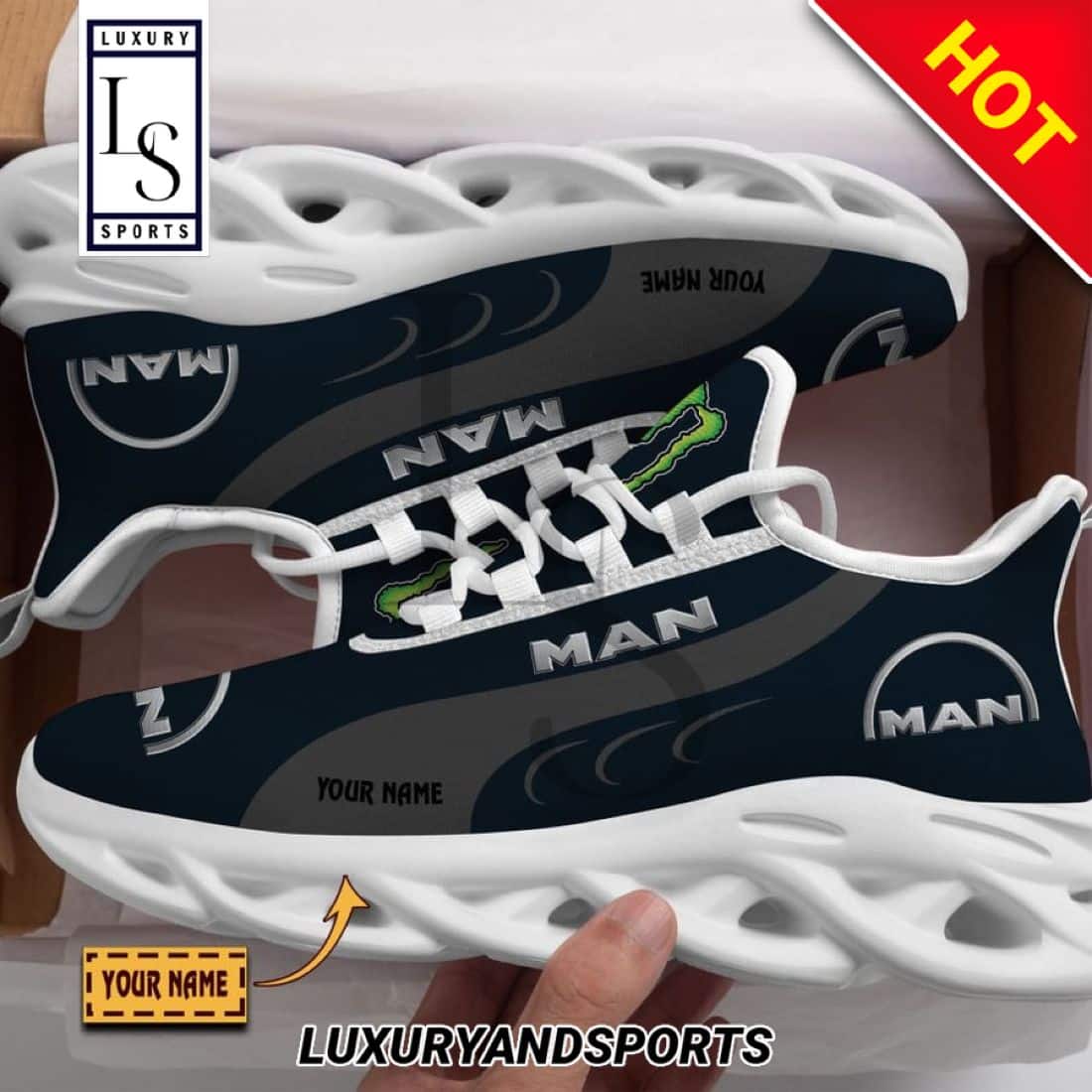 MAN Truck Monster Custom Max Soul Sneakers 1