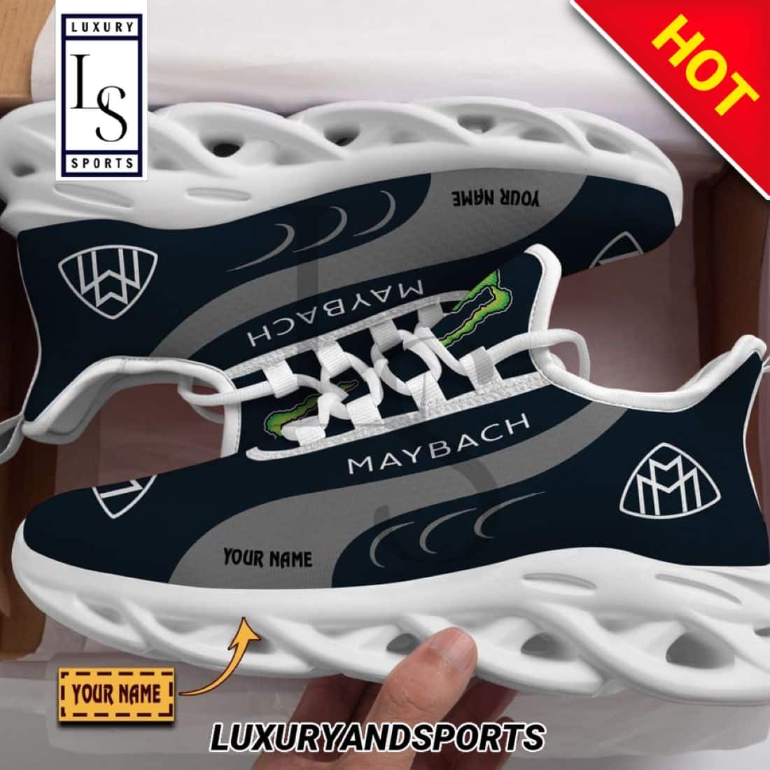 Maybach Monster Custom Max Soul Sneakers 1