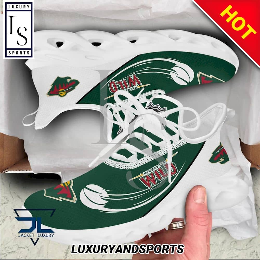 Minnesota Wild Logo NHL Max Soul Shoes 2