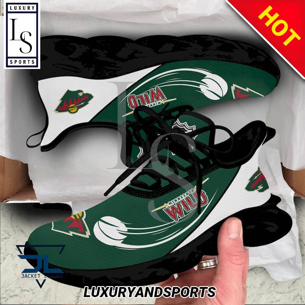 Minnesota Wild Logo NHL Max Soul Shoes 4