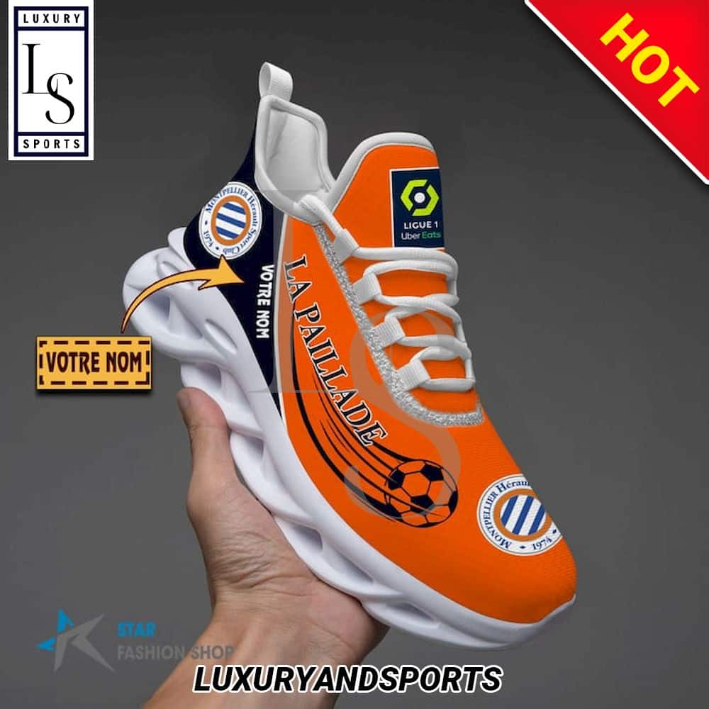 Montpellier HSC Ligue 2 Custom Name Max Soul Shoes 6