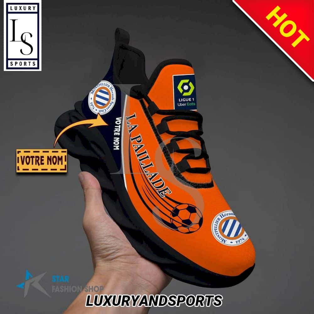 Montpellier HSC Ligue 2 Custom Name Max Soul Shoes 5