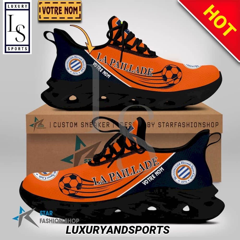 Montpellier HSC Ligue 2 Custom Name Max Soul Shoes 2