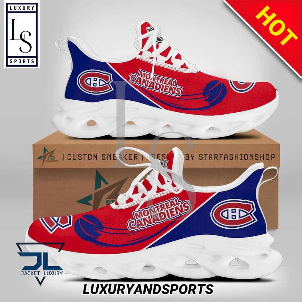 Montreal Canadiens Logo NHL Max Soul Shoes 1