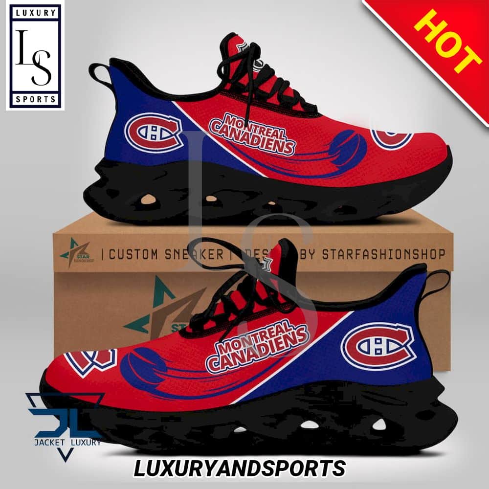Montreal Canadiens Logo NHL Max Soul Shoes 5