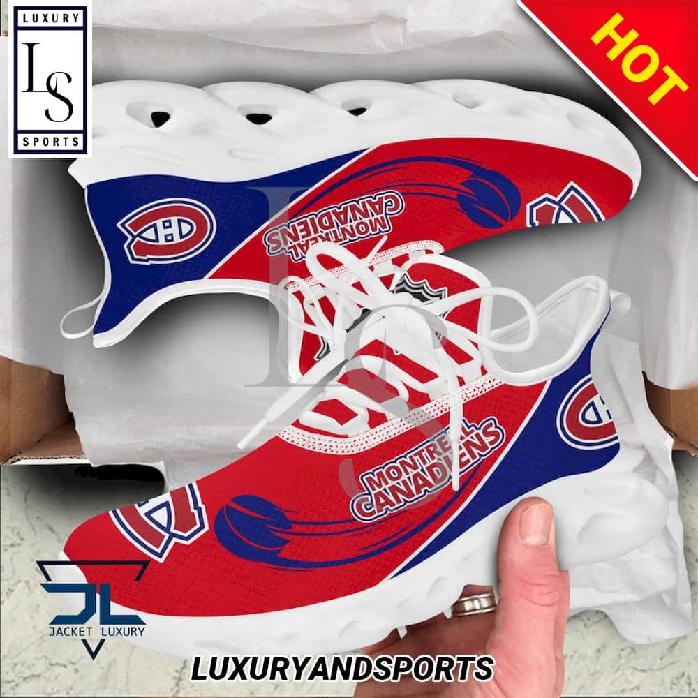 Montreal Canadiens Logo NHL Max Soul Shoes 2