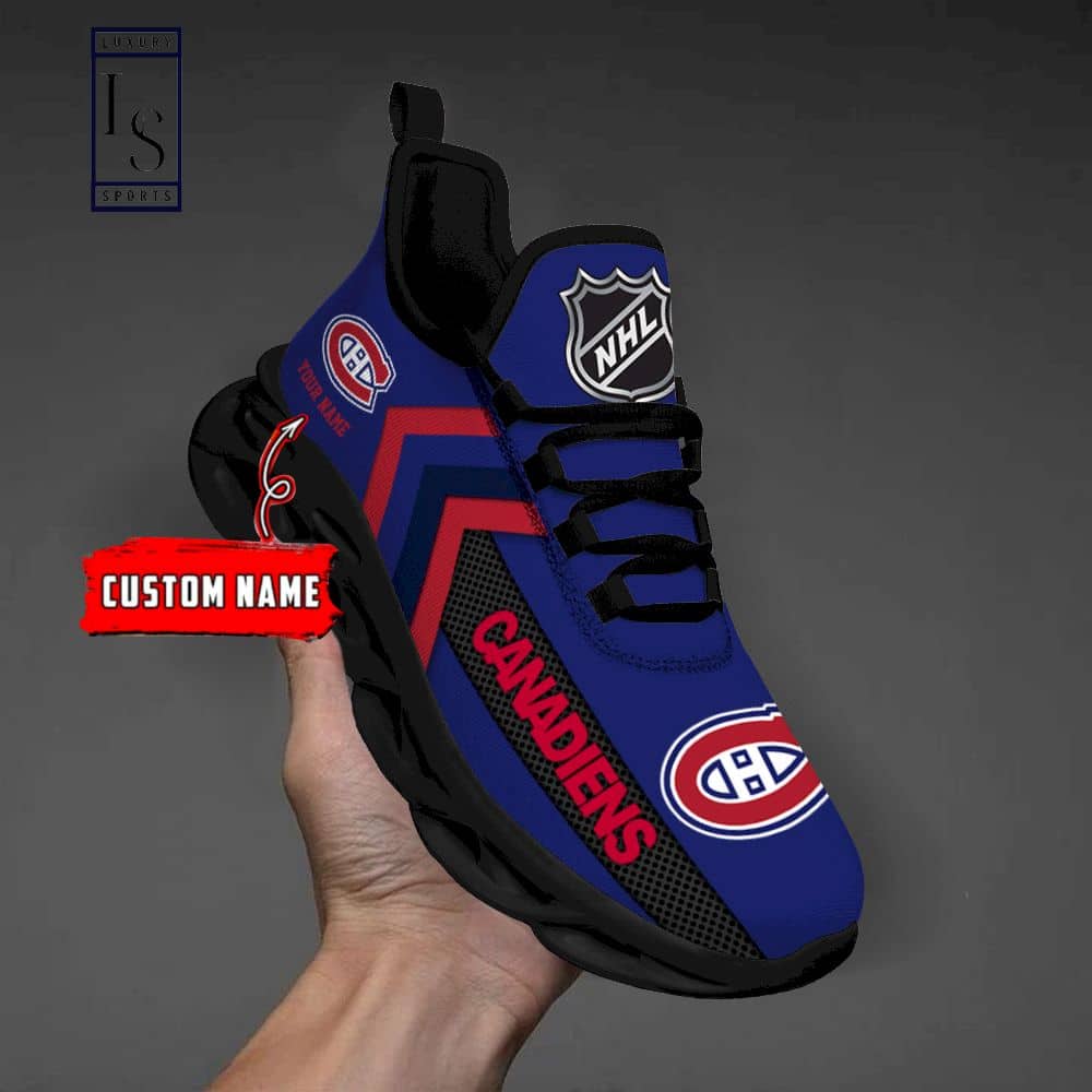 Montreal Canadiens NHL Custom Max Soul Shoes 4