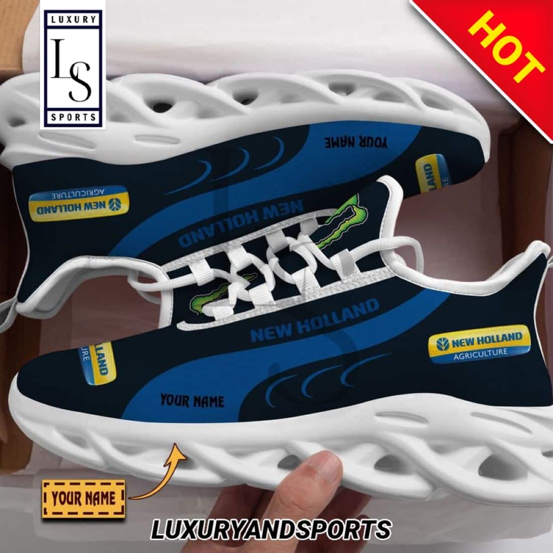 New Holland Monster Custom Max Soul Sneakers 1