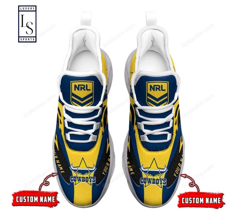 North Queensland Cowboys NRL Custom Max Soul Shoes 2