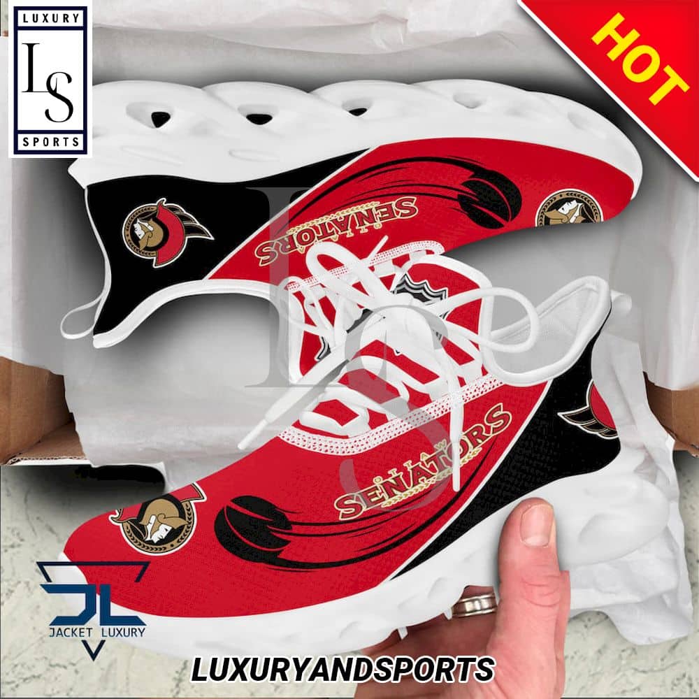 Ottawa Senators Logo NHL Max Soul Shoes 2