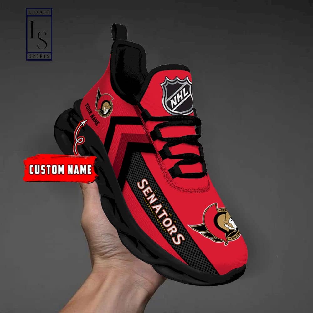 Ottawa Senators NHL Custom Max Soul Shoes 3