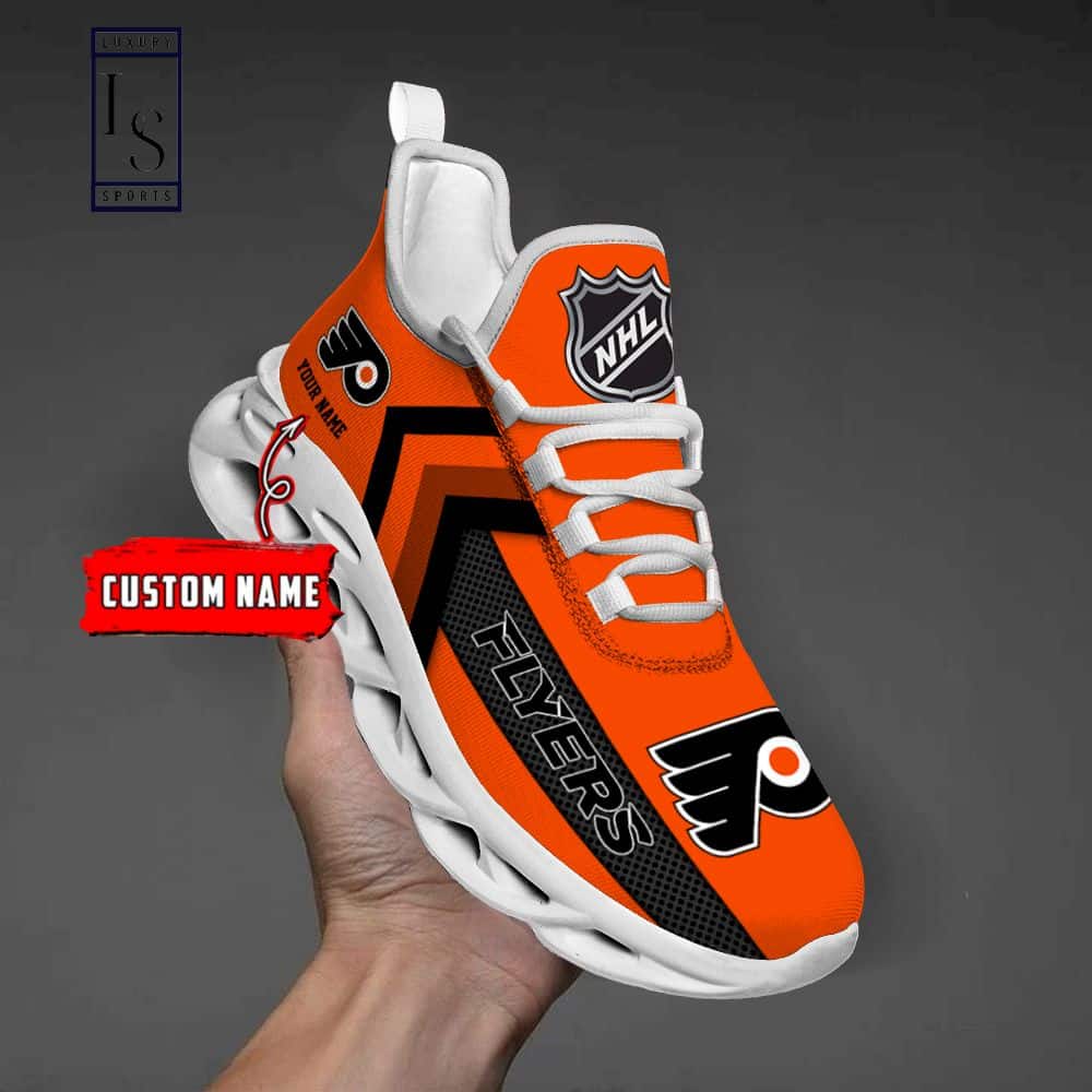 Philadelphia Flyers NHL Custom Max Soul Shoes 4