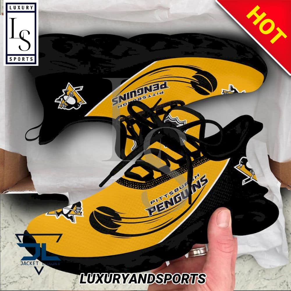Pittsburgh Penguins Logo NHL Max Soul Shoes 5