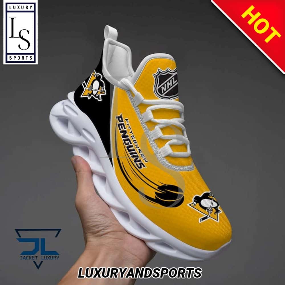 Pittsburgh Penguins Logo NHL Max Soul Shoes 6