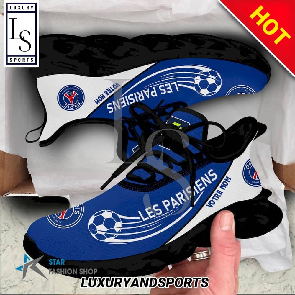 PSG Ligue 1 Custom Name Max Soul Shoes 4