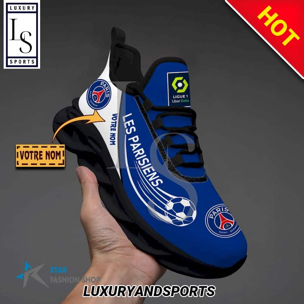 PSG Ligue 1 Custom Name Max Soul Shoes 5