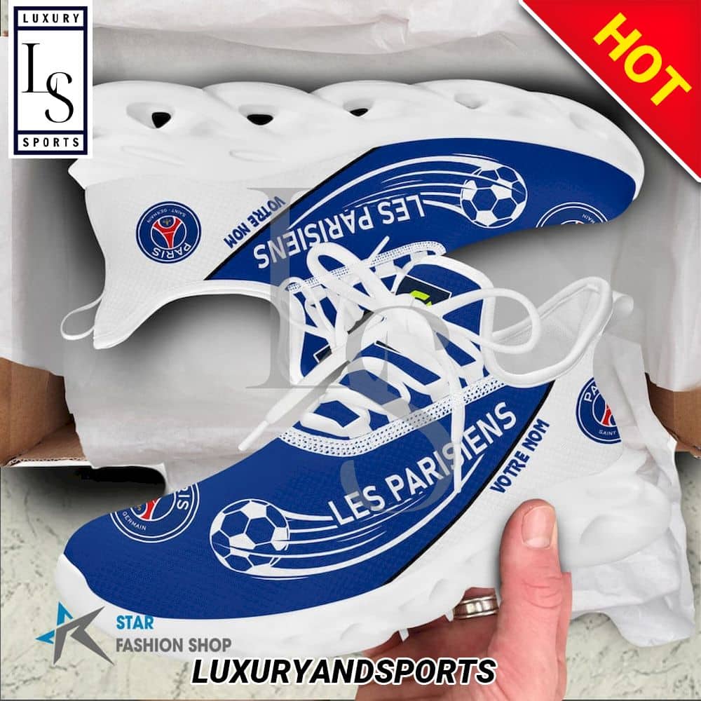 PSG Ligue 1 Custom Name Max Soul Shoes 3