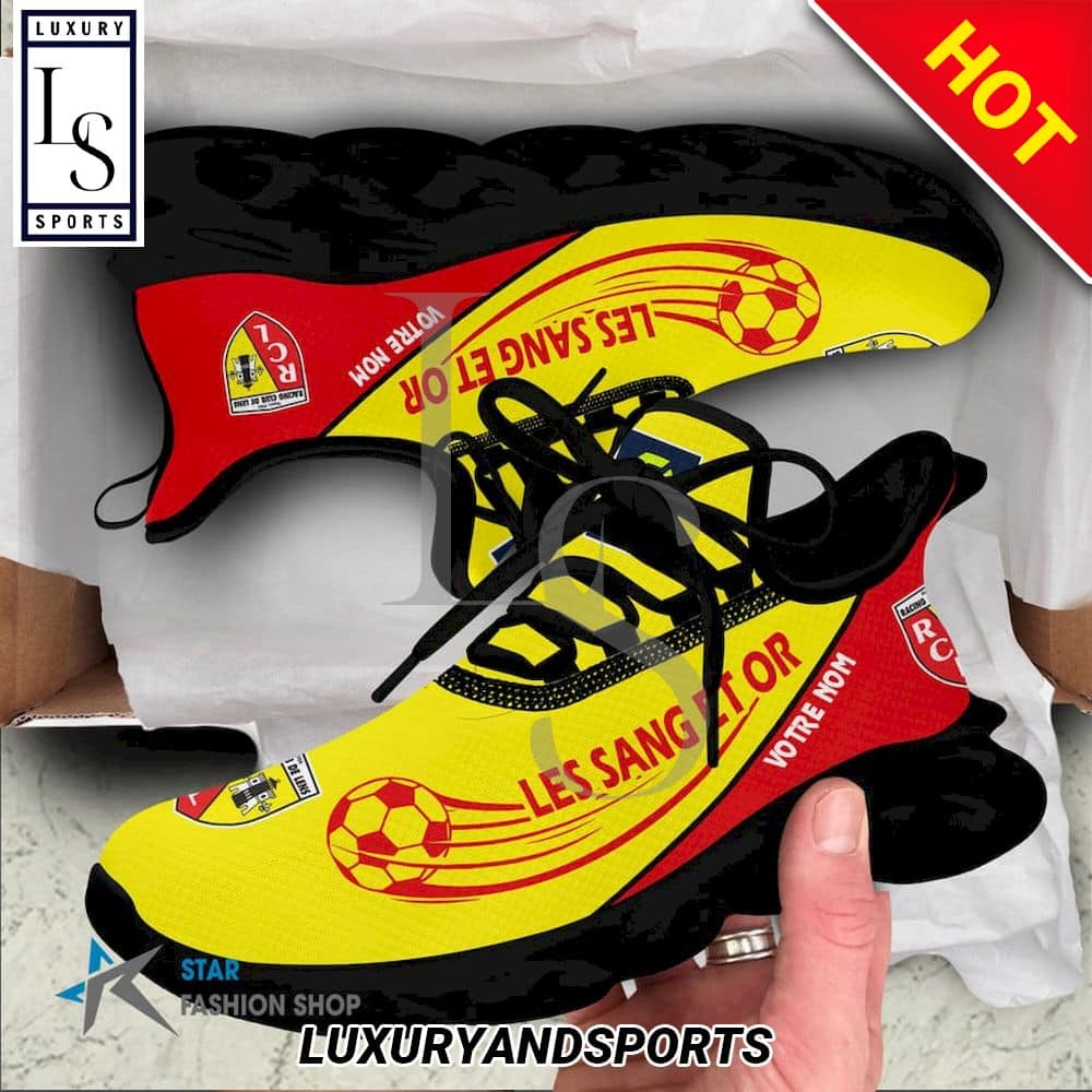 Racing Club de Lens Ligue 1 Custom Name Max Soul Shoes 3
