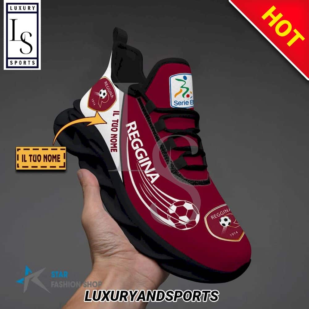 Reggina Calcio Serie B Custom Name Max Soul Shoes 4