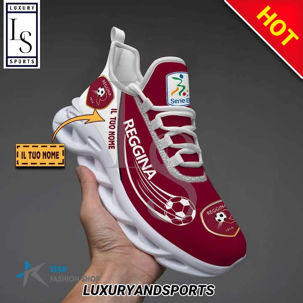 Reggina Calcio Serie B Custom Name Max Soul Shoes 3