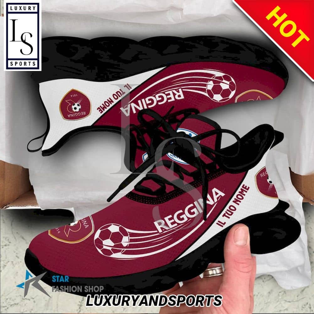 Reggina Calcio Serie B Custom Name Max Soul Shoes 6