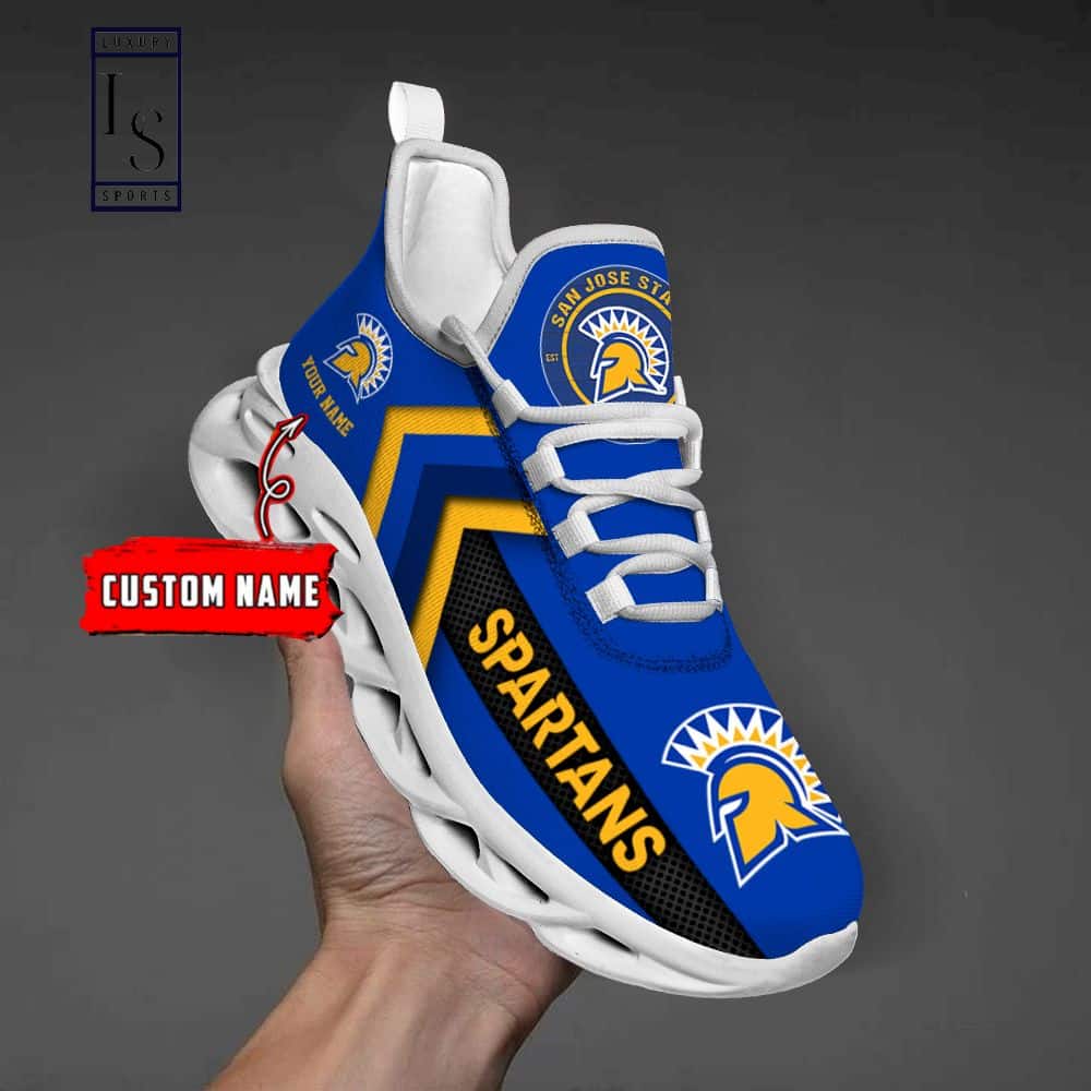 San Jose State Spartans Custom Max Soul Shoes 3