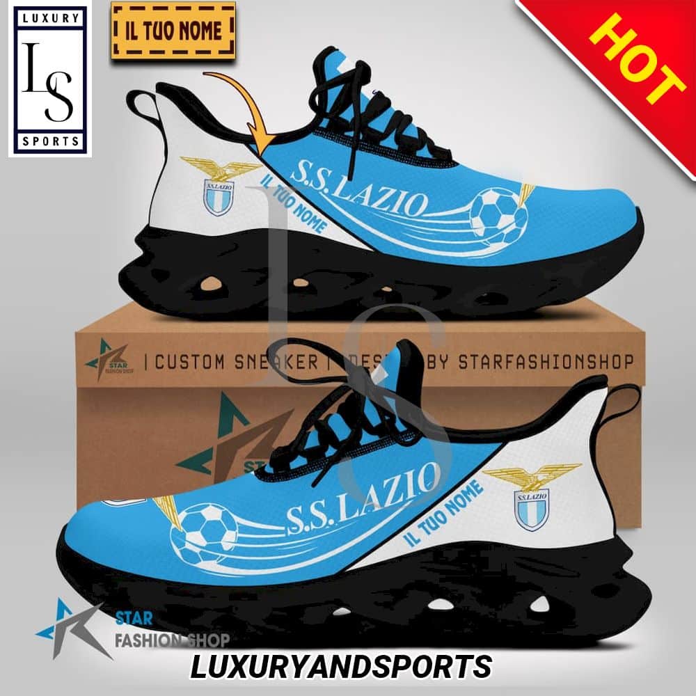 SS Lazio Serie A Custom Name Max Soul Shoes 2