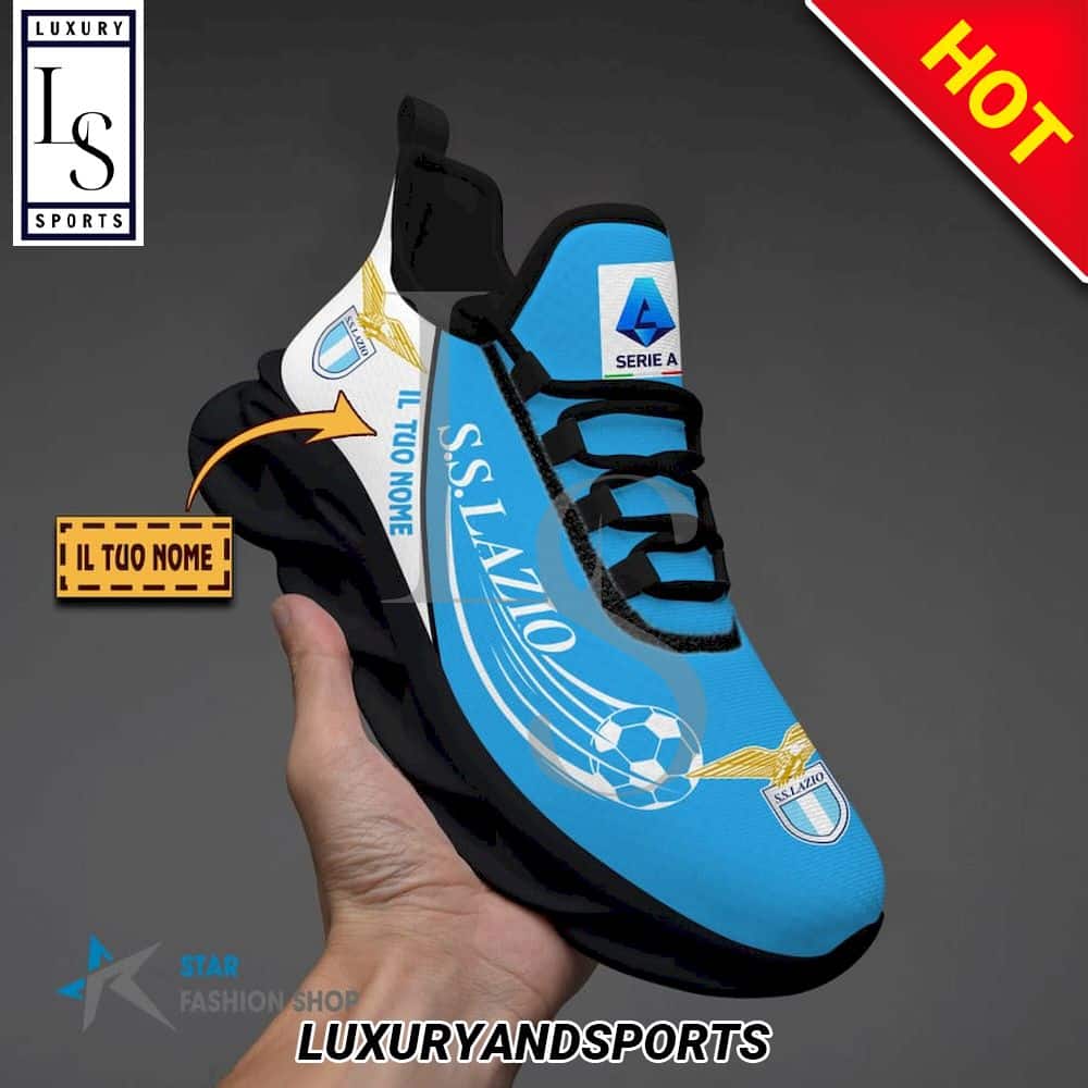 SS Lazio Serie A Custom Name Max Soul Shoes 5
