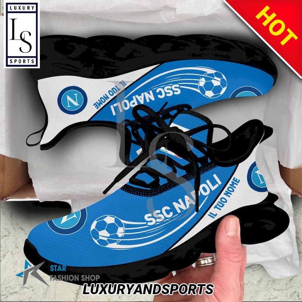 SSC Napoli Serie A Custom Name Max Soul Shoes 3