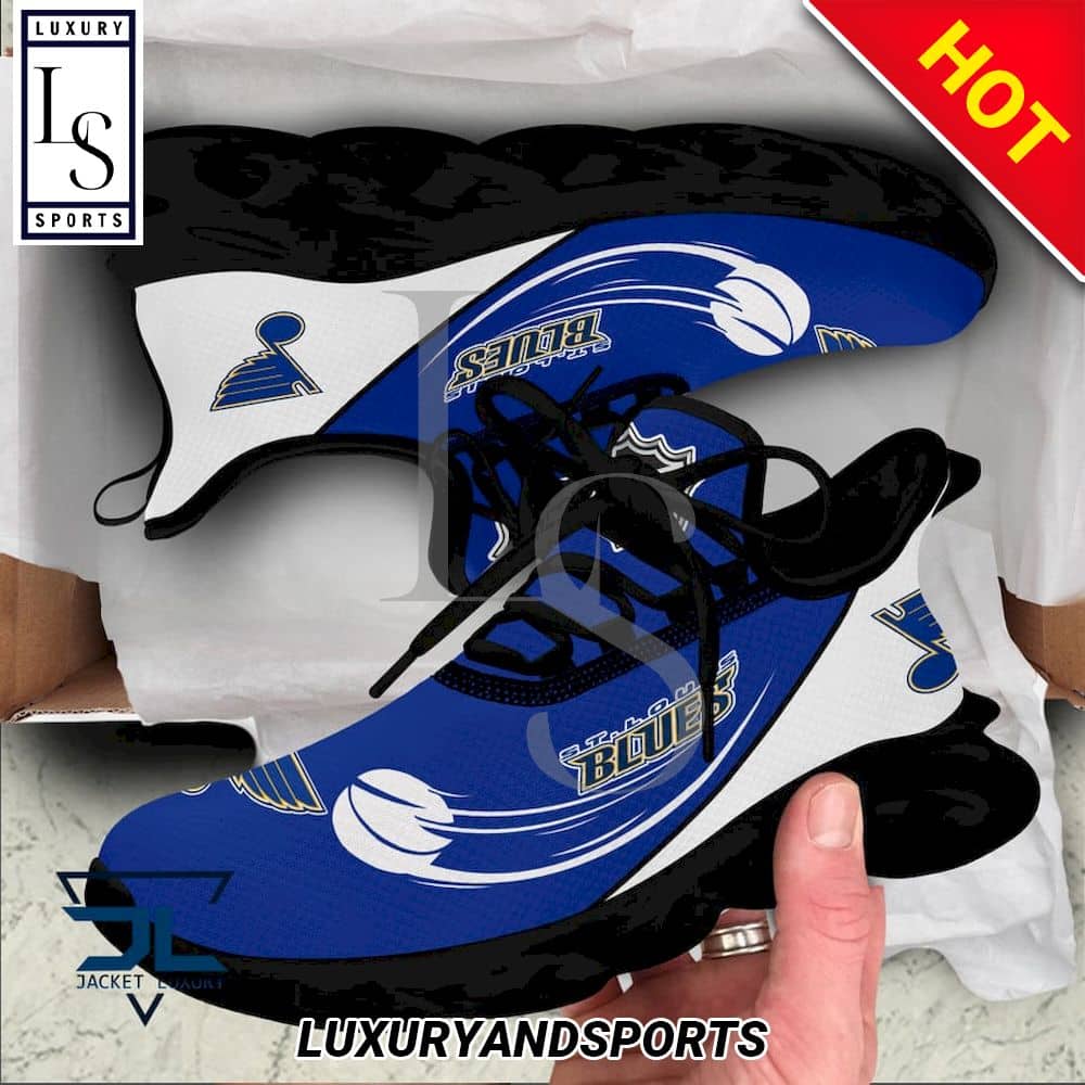 St Louis Blues Logo NHL Max Soul Shoes 5