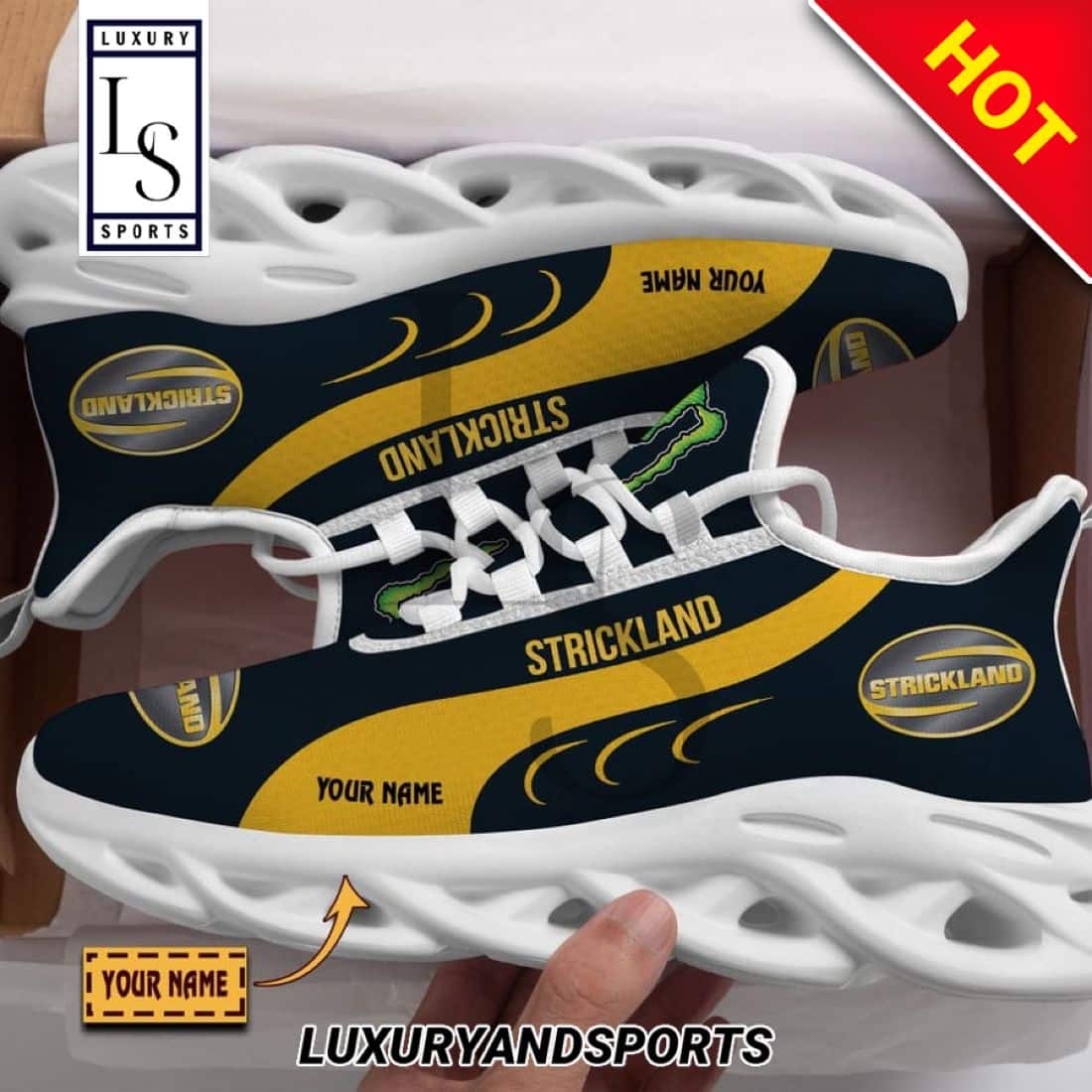 Strickland Monster Custom Max Soul Sneakers 1
