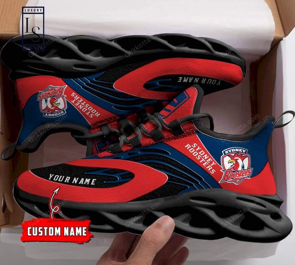 Sydney Roosters NRL Custom Max Soul Shoes 4