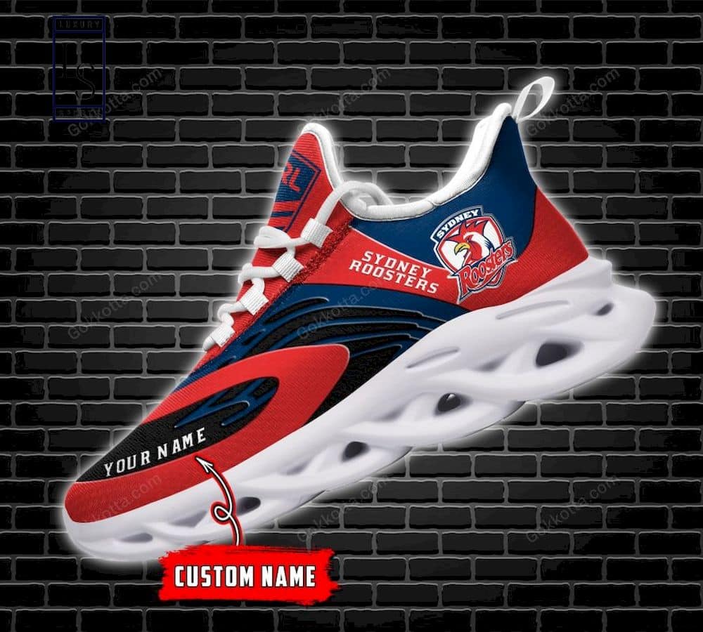 Sydney Roosters NRL Custom Max Soul Shoes 1