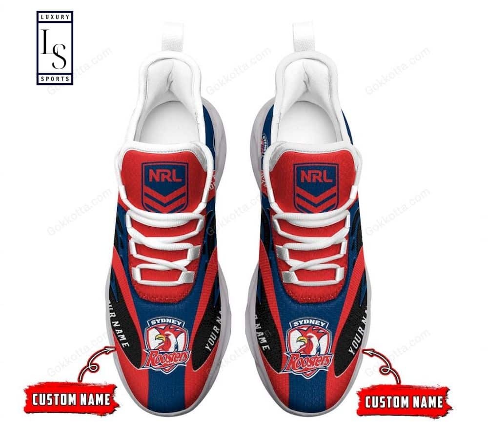 Sydney Roosters NRL Custom Max Soul Shoes 3