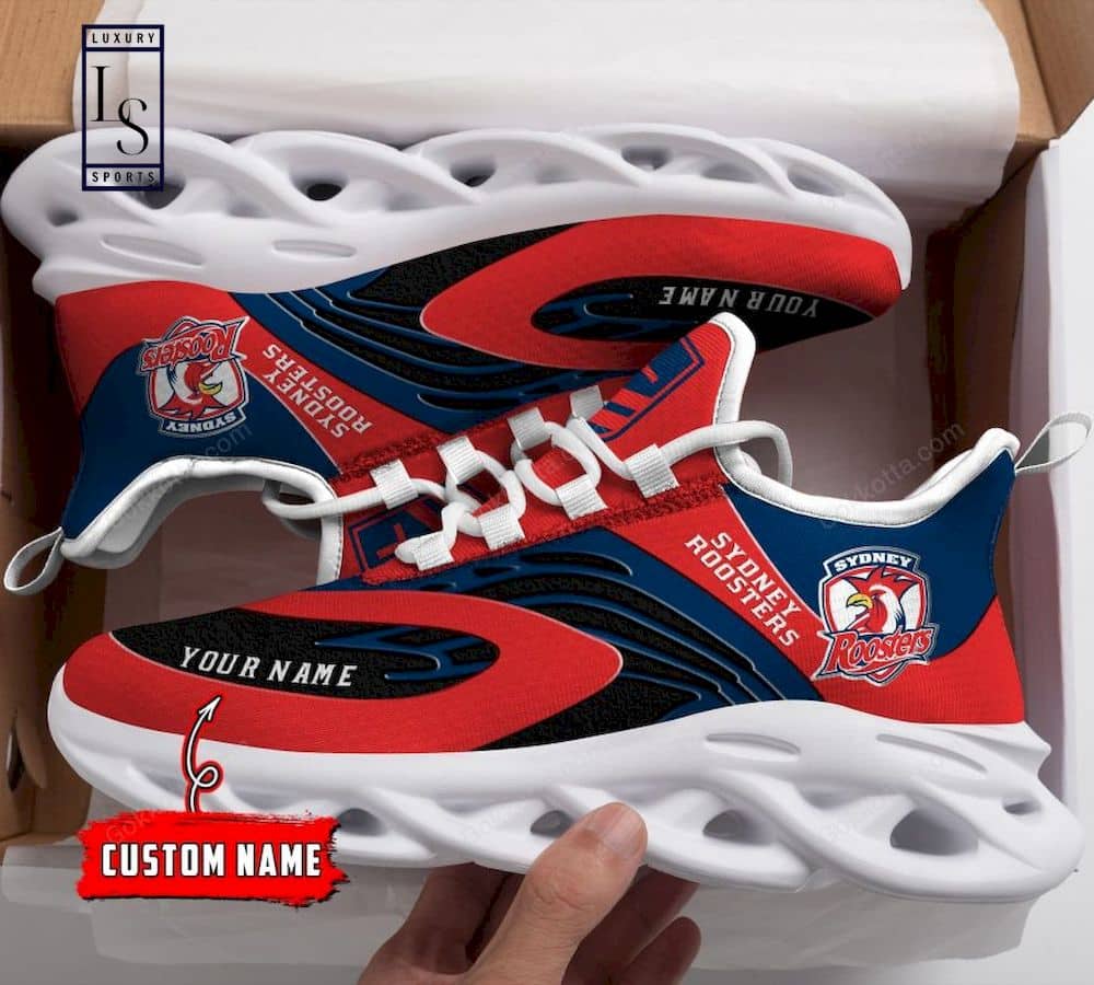 Sydney Roosters NRL Custom Max Soul Shoes 2