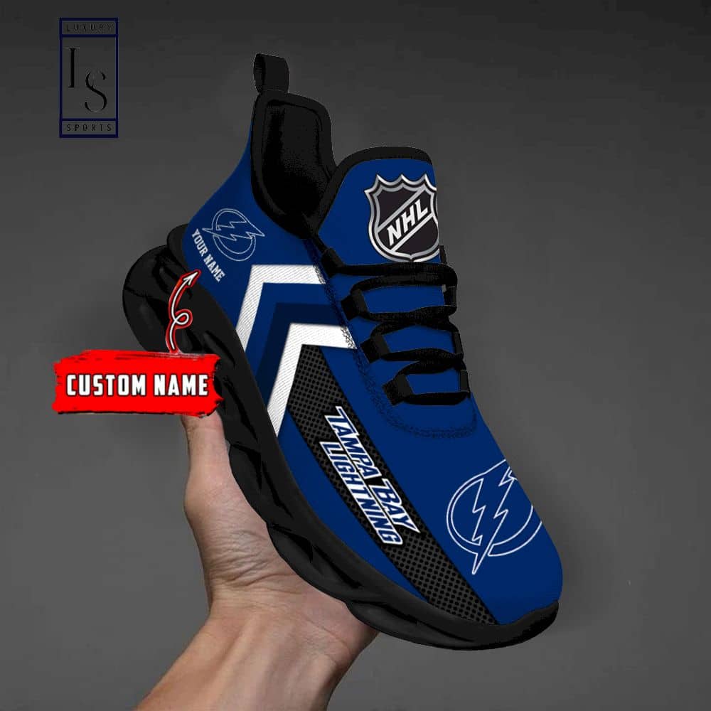 Tampa Bay Lightning NHL Custom Max Soul Shoes 3