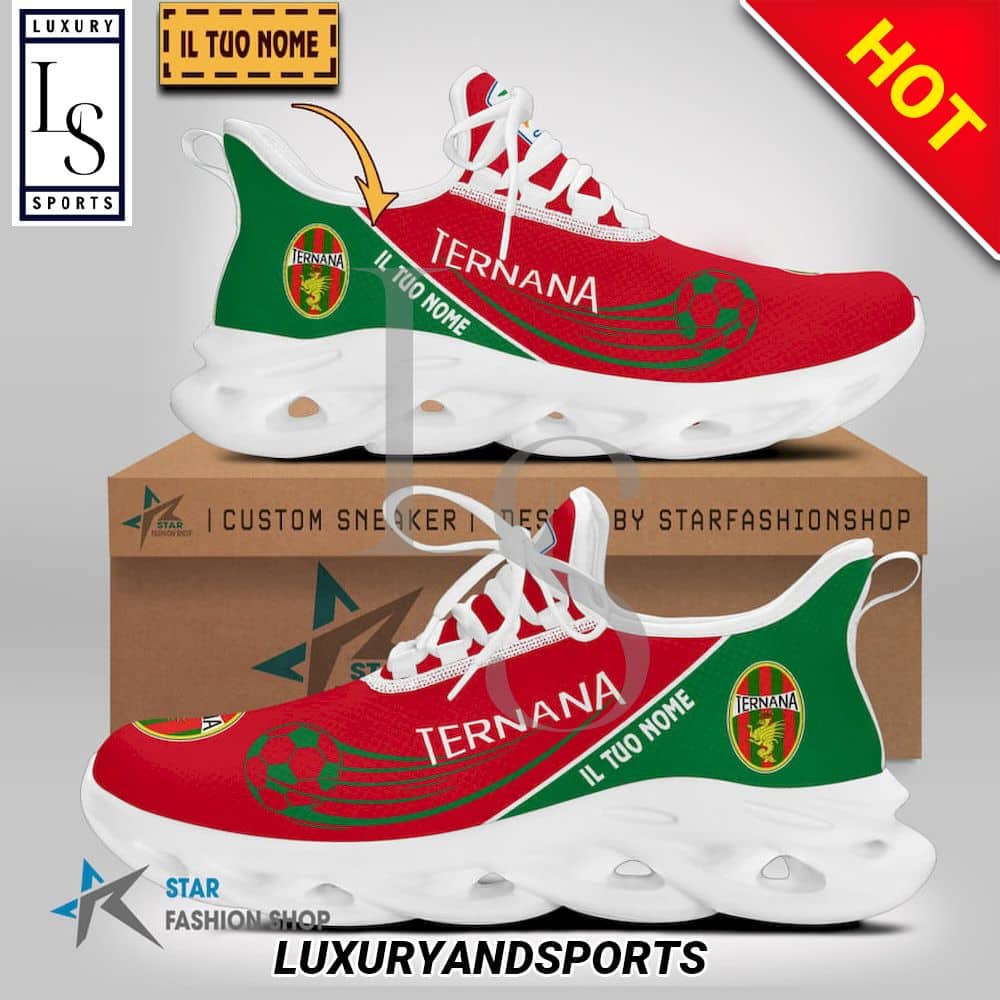 Ternana Calcio Serie B Custom Name Max Soul Shoes 1