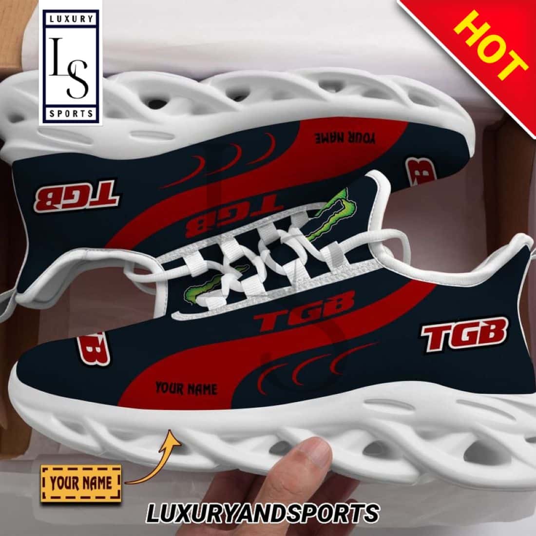 TGB Monster Custom Max Soul Sneakers 1
