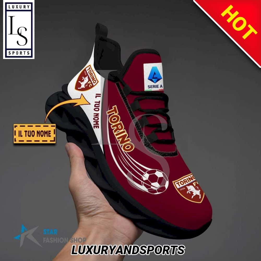 Torino Football Club Serie A Custom Name Max Soul Shoes 4