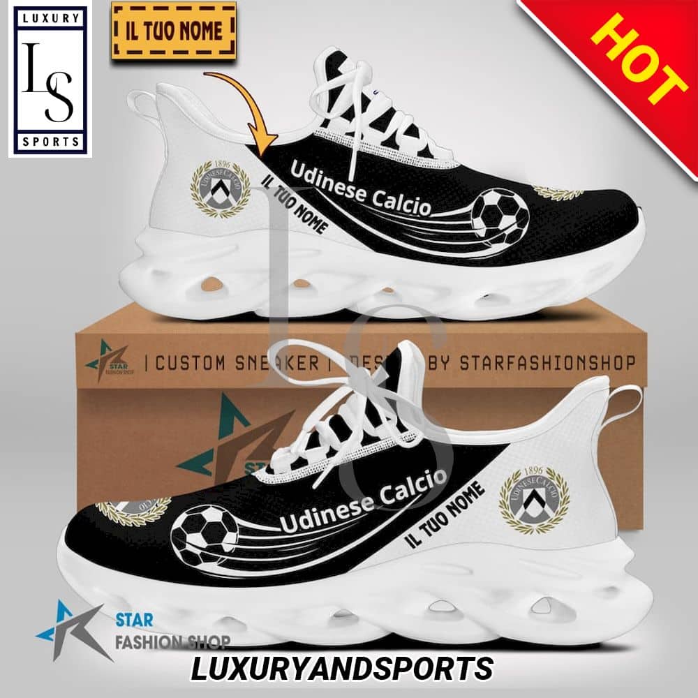 Udinese Calcio 1896 Serie A Custom Name Max Soul Shoes 1